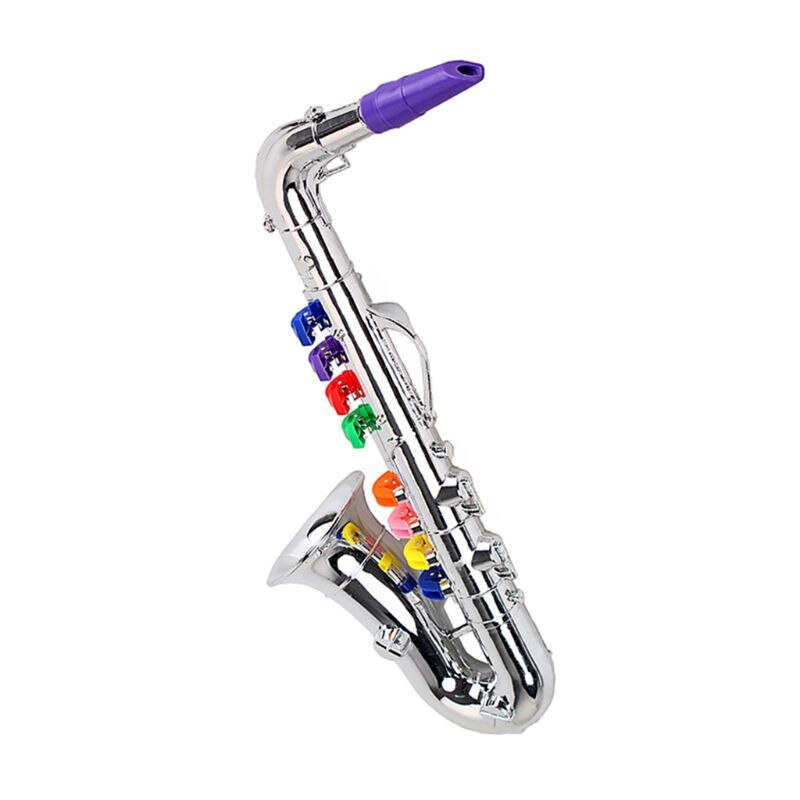 Simulatie 8 Tones Saxofoon Trompet Kinderen Muziekinstrumenten Vroege Educatief Speelgoed Party Decor Props