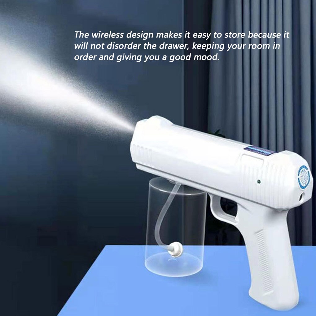 Fogger Rechargeable Wireless Hair Atomizer Automatic Handheld Cleaning Spray Machine for Home Salon