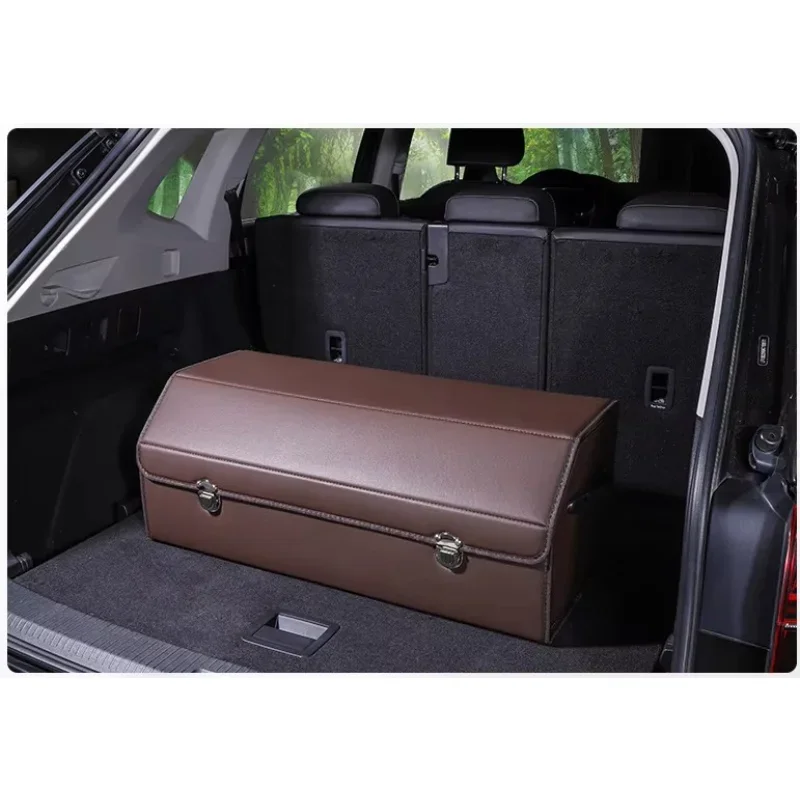 Caixa de armazenamento dobrável para carro, organizador de porta-malas, suprimentos para carro, organizador de armazenamento de porta-malas, acessórios automotivos, caixa de armazenamento