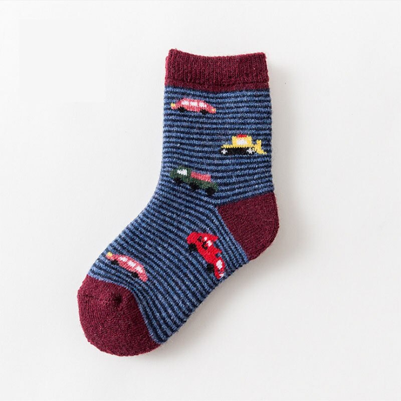 Winter Dikke Baby Kids Sokken Winter Zachte Warme Sokken Thermische Vloer Sokken voor Kinderen 1-12 Jaar Jongens Meisjes sokken: 1 / S(1-3T)