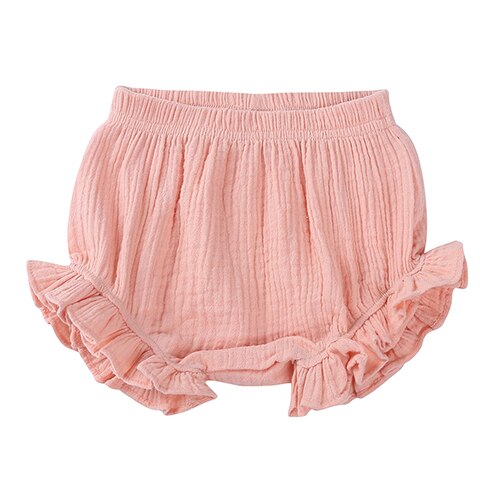 Baby Meisjes Jongen Shorts Pasgeboren Baby Vouw Bloeiers Meisjes Puur Katoen Linnen Driehoek Shorts Peuter Broek Pp Broek Kleding MT035: 003 / 24M