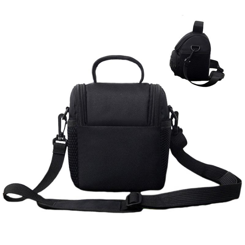 Torba na aparat SLR etui Crossbody na ramię SLR średniej miękka wyściólka sprzęt do monitoringu torba/etui z przegrodą na laptopa do zabezpieczenia przed kradzieżą