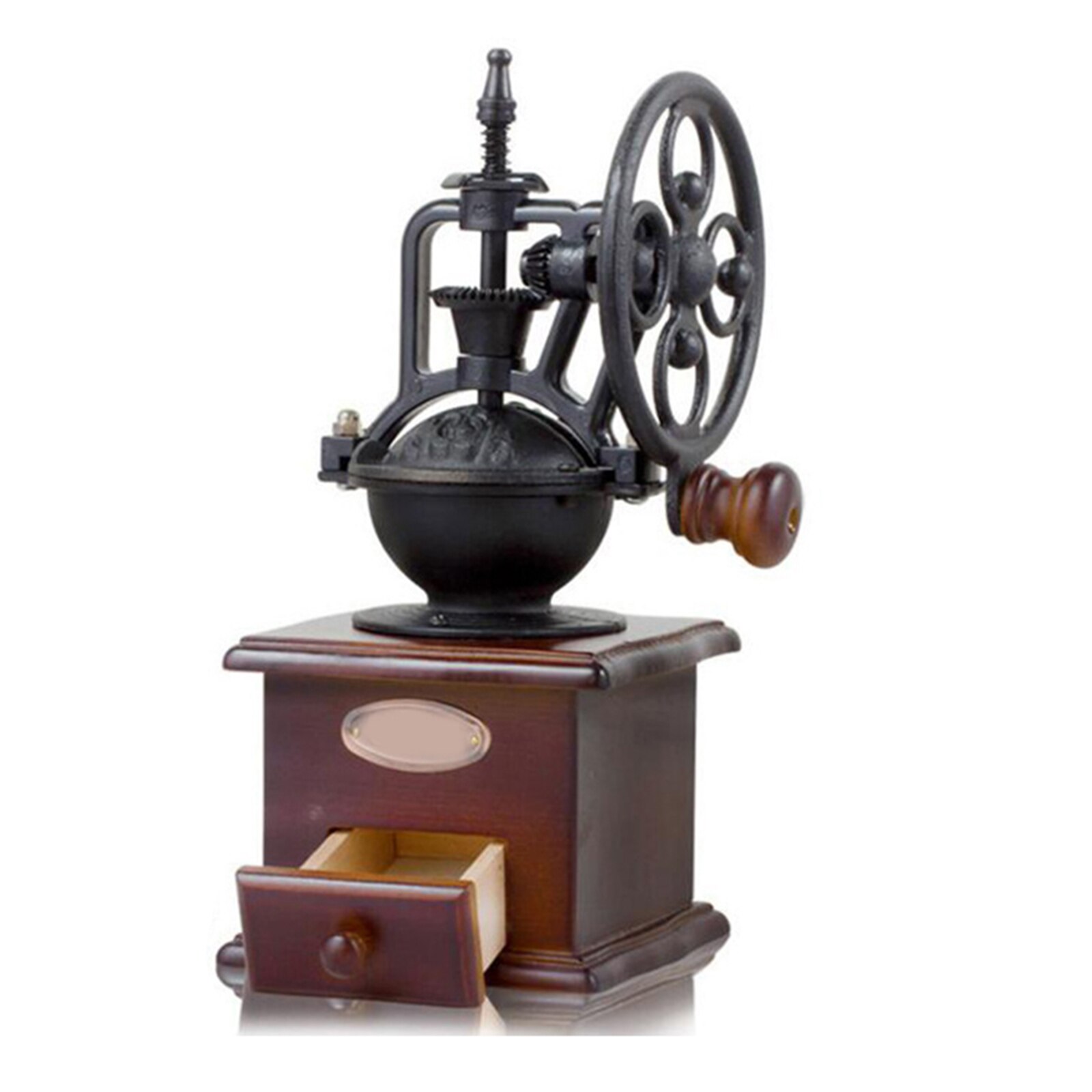 Retro Coffee Bean Grinder Wooden Manual Iron Hand ... – Grandado