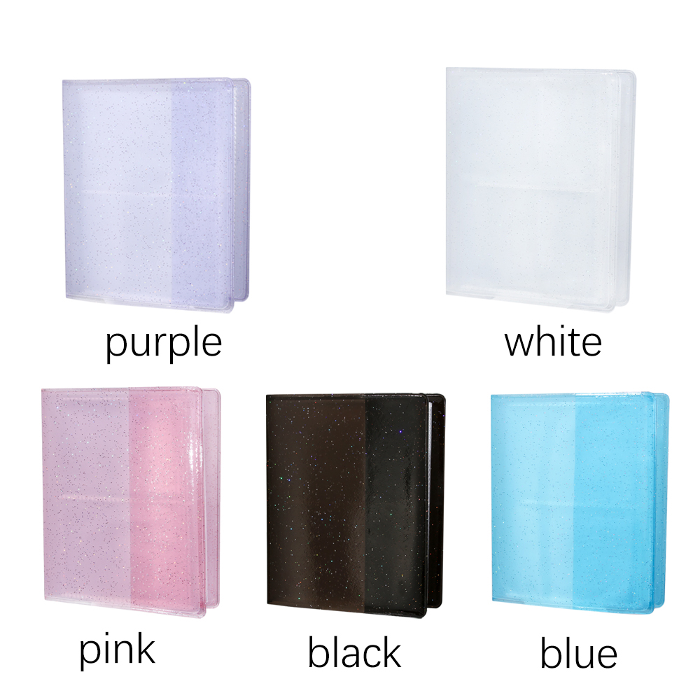 64 Pockets Mini Soft PVC Photo Collection Album Binders Cards Storage Albums Picture Case For 69cm Board Games Card Booklet