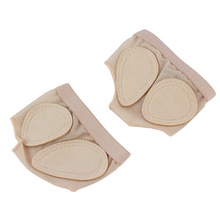 1 Pair Foot Protector Forefoot Dance Paws Cover Toe Undies Shoes Ballet Gymnastics Dance Latin Practice Foot Set Front Protect