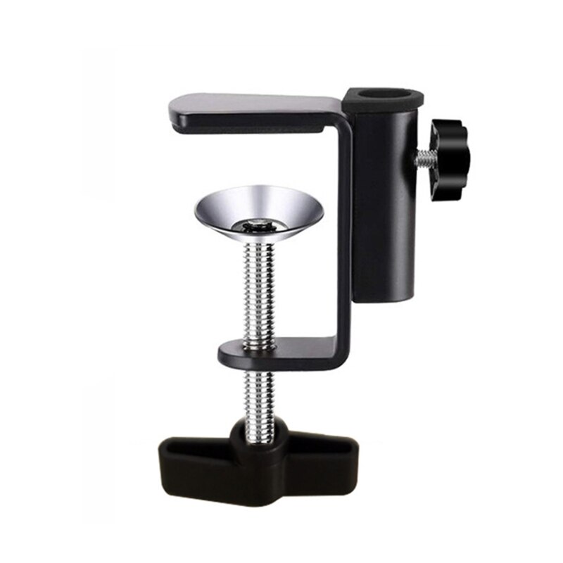 Universal Bracket Clamp Accessories DIY Fixed Metal Clip Light Mount Fittings Screw Camera Holder for Broadcast Micropho: Red