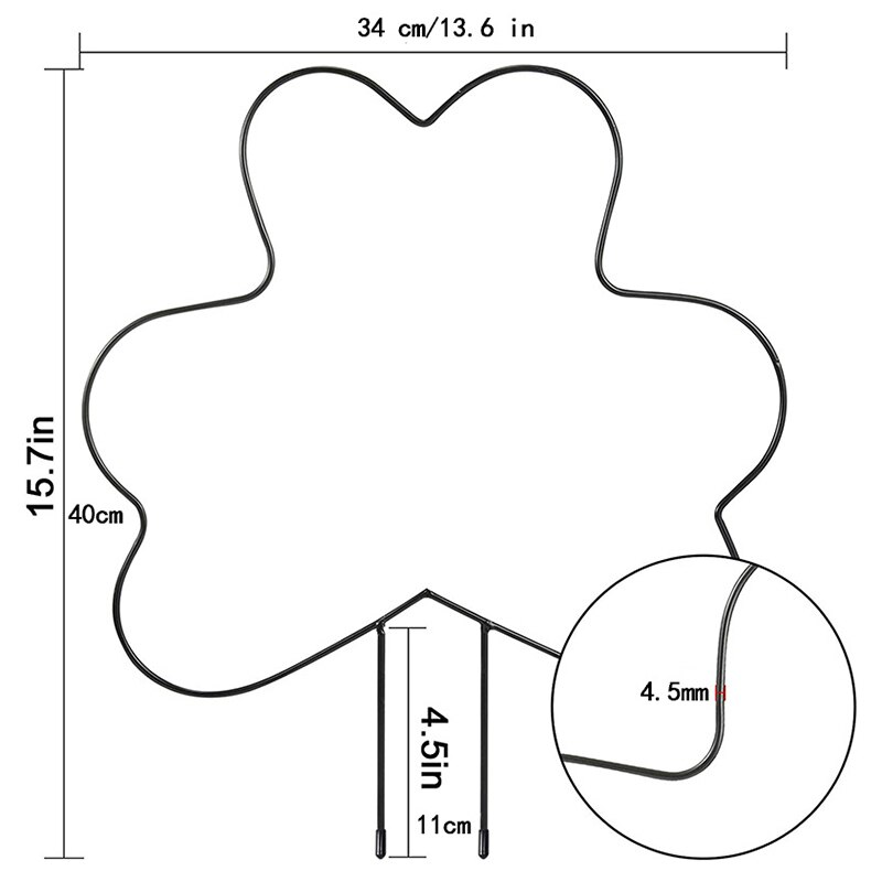 Metal Plant Trellis Support Wire Decorative Plants Climbing Holder Rack for Potted Plants Flowers Indoor PRE