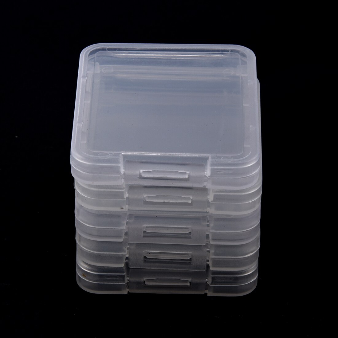 Caja protectora para tarjeta de memoria, estuche para tarjeta SD SDHC MMC XD CF, Blanco transparente, serie 5