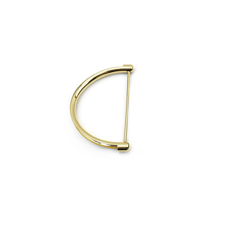 1Pcs Metal Bag Handle for Women Handbag Replacement Tote Handles D Shape Shoulder Bag Accessories: Gold