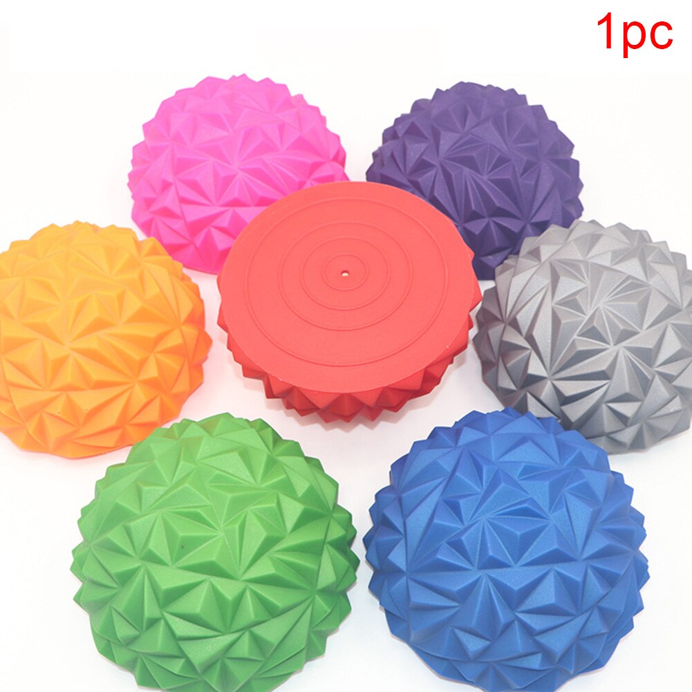 Yoga Ball Sensory Integration Outdoor Indoor Balance PVC Games Training Hemisphere Toy Fitness Foot Stepping Stone Spiky Massage