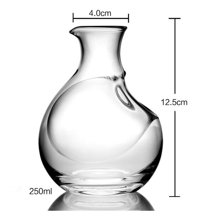 Bouteille de glace japonaise, carafe à vin, nid de refroidissement Hamster, verre de cristal, trou de pouce, bouteille de saké, pichet à vin, Pot de Cuisine 250ML Igloo