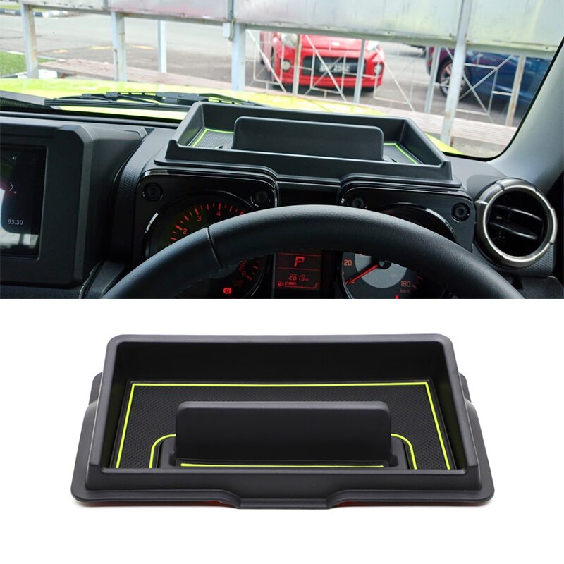 Dashboard Storage Box Door Storage Box Phone Holder Tray for Suzuki Jimny Car Mobile Phone Holder Phone Stand Bracket
