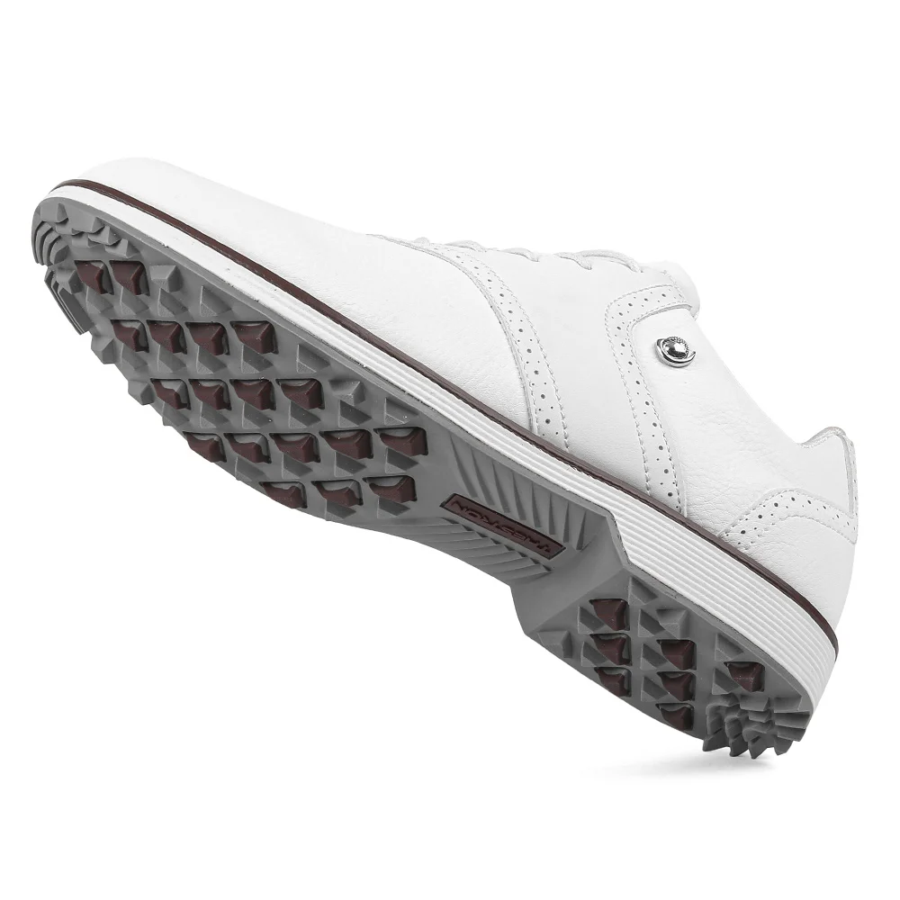 Klassische Golfschuhe Herren Spikes Golfschuhe Bequeme Fitnessstudio Turnschuhe