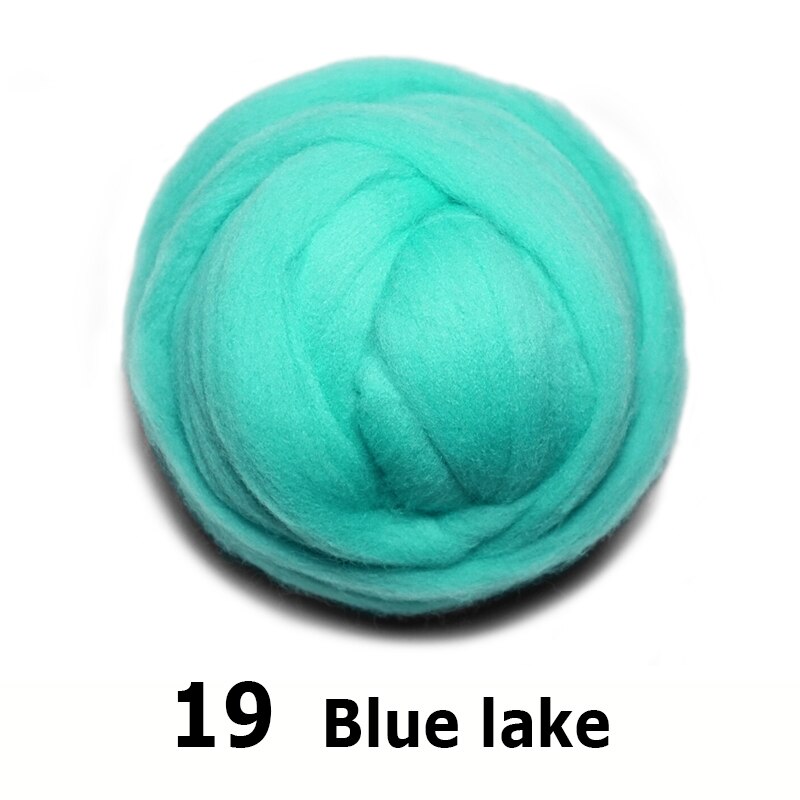 Trasporto libero di Lana fatti a mano Feltro per l' infeltrimento 50g Blu lago Perfetto in fa Feltro 19 #
