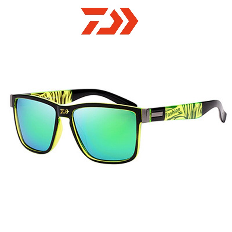 Dawa Polarized Sunglasses Men Driving Sun Glasses Male Vintage Fishing Glasses Square Goggles UV400 Eyewear: 7