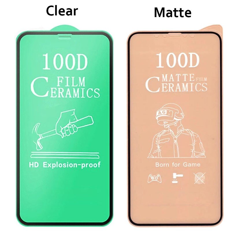 Weiche, klare, matte keramikfolie für xiaomi mi note 10 10 lite 10 displayschutzfolie, kein glas)
