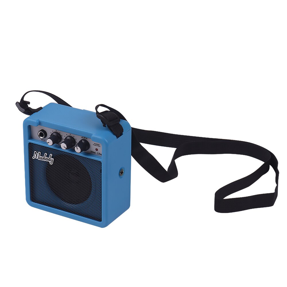 1 Piece 5W Mini Guitar Amplifier Amp Speaker With 3.5mm & 6.35mm Inputs
