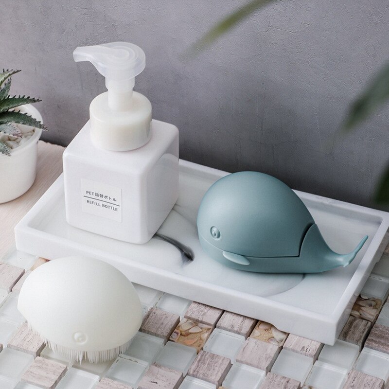 Brosse de lavage de chaussures en forme de baleine, brosse de lavage de vêtements, brosse à cheveux doux, outil de nettoyage familial multifonction