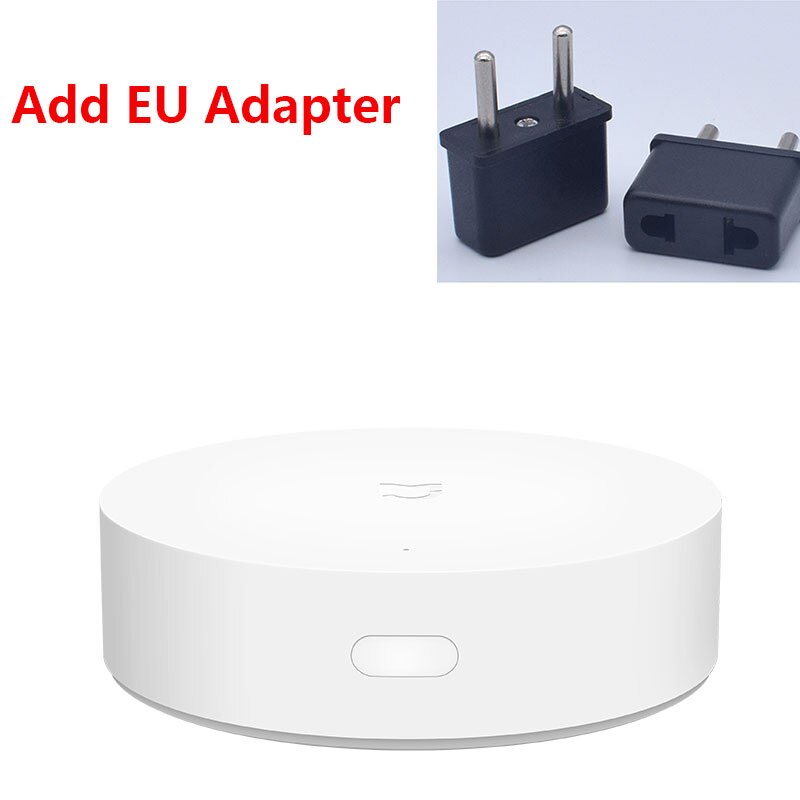 Xiaomi Mijia passerelle 3 multi Smart Home Hub commande vocale travail avec ZigBee WIFI Bluetooth maille porte corps capteur d'humidité: Add EU plug