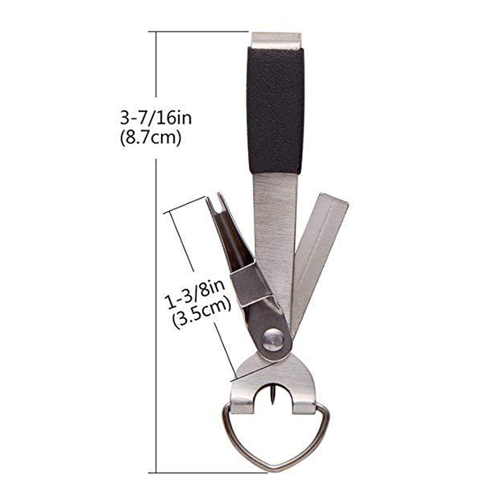 Fiskeværktøj hurtig knude hurtig slips knuter fluebinding line cutter clipper nipper line saks tang tilbagetrækning tackle tilbehør