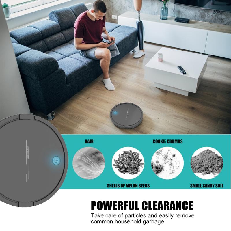USB Lazy Robot Vacuum Cleaner Household Wireless Sweeping Robot Dust Hair Cleaning Tool Automatic Cleaning Machine