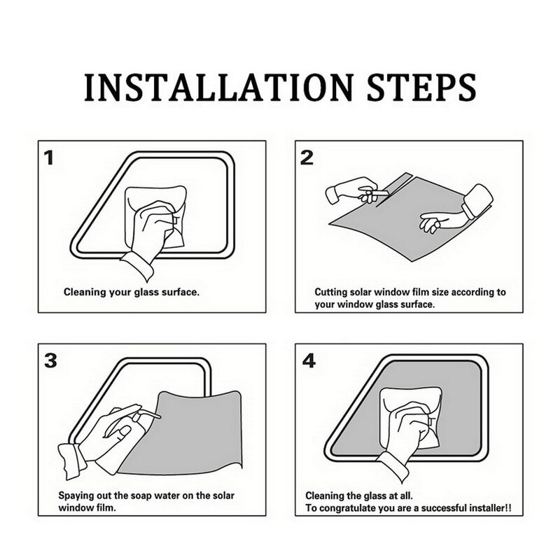 Window Tint Film for Home Office Car Auto Window Tint Tinting Film Roll Car Window Glass Summer Solar UV Protector Sticker Films