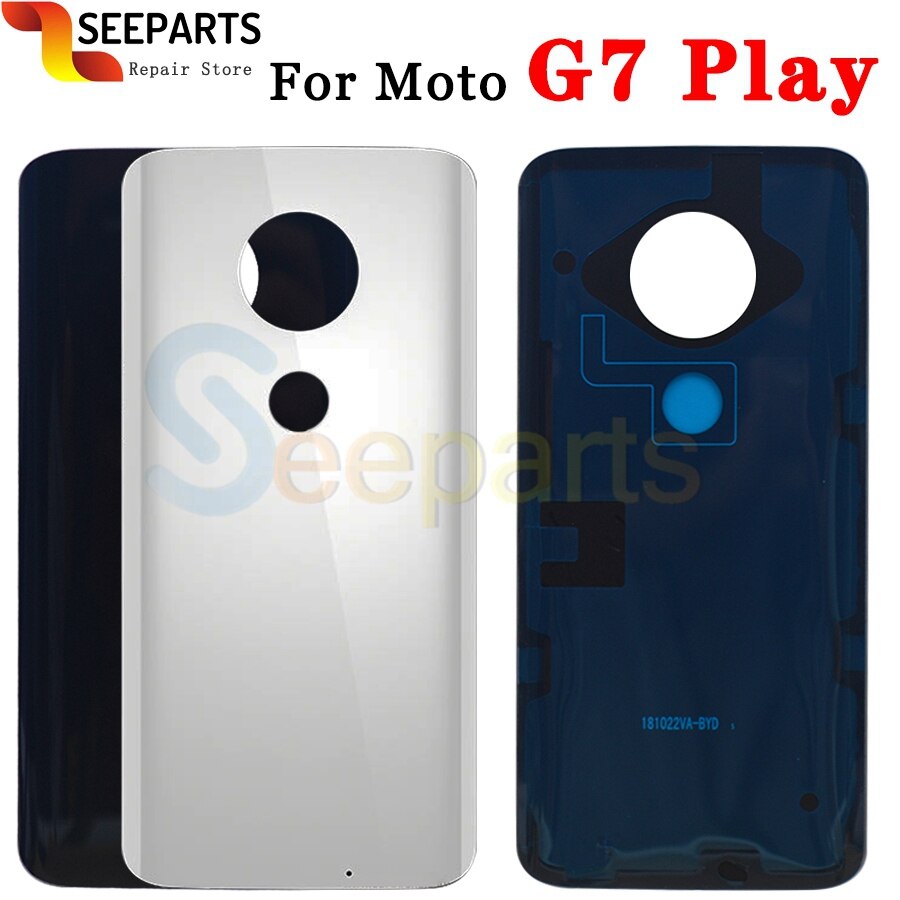 For Moto G7 Back Battery Cover Rear Door Panel G7 Plus Housing G7 Play Case Replacement Part For Motorola G7 Power Battery Cover