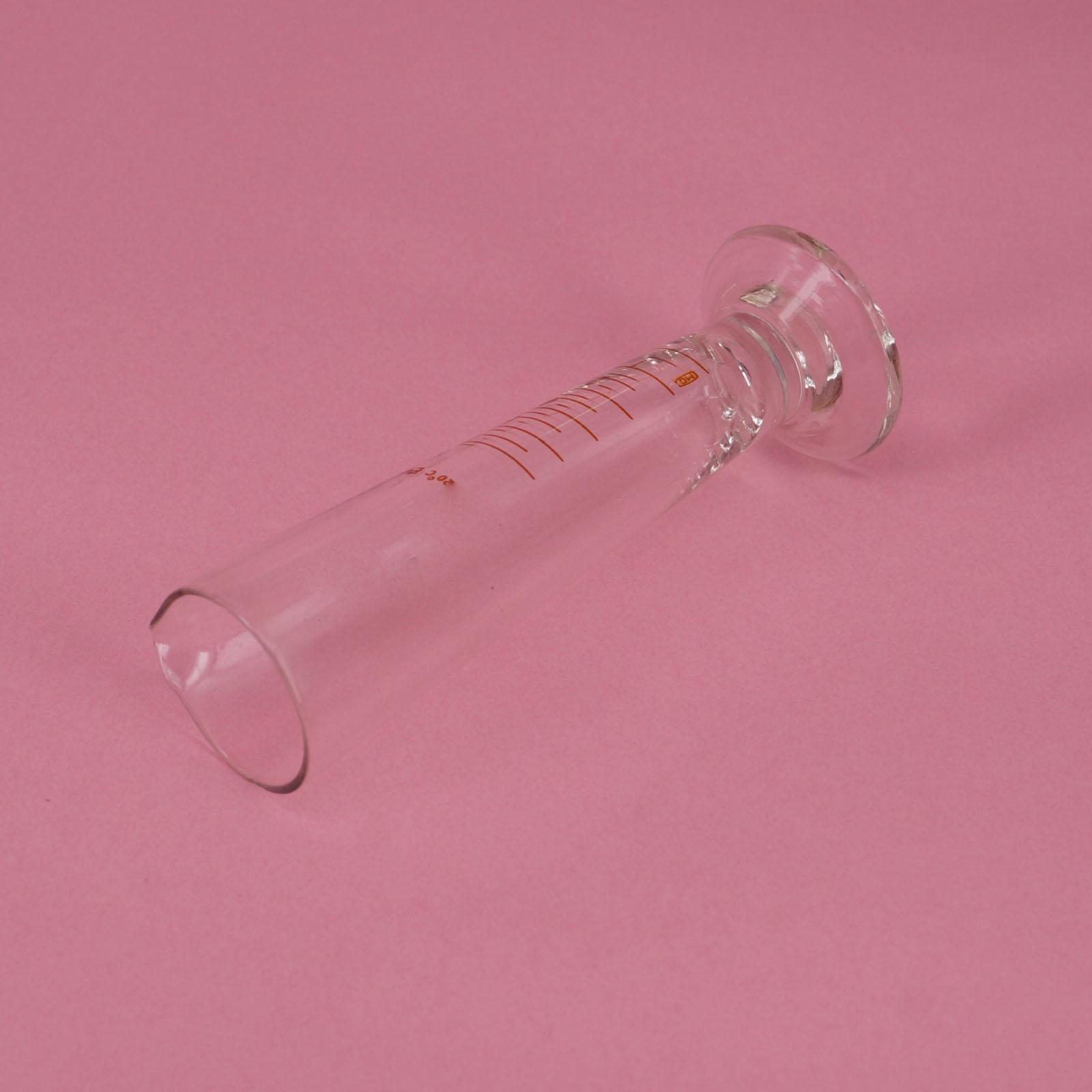 10Ml Lab Glas Betaalde Apotheker Maatbeker Conische Afgestudeerd Met Uitloop