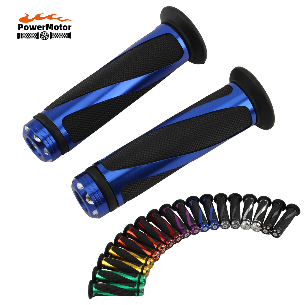 7/8 "22mm Moto Grip Maniglia Universale Manubrio CNC per Kawasaki Honda Yamaha Suzuki Benelli Ducati Scooter Ebike Moto