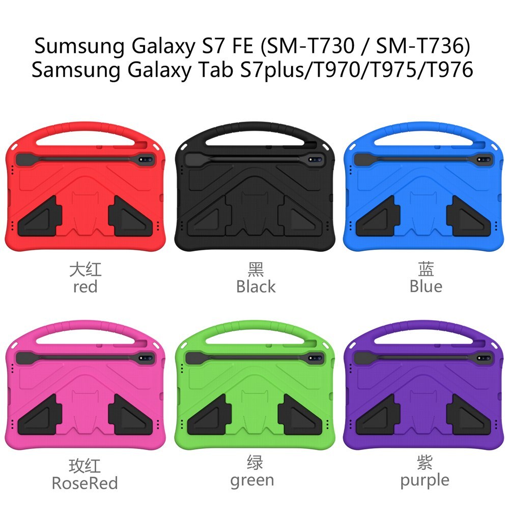 Cover for Samsung Galaxy Tab S7 Plus SM-T970 T975 T976B case 12.4" EVA Tablet Case for Tab S7 FE SM-T730 T733 T736B para coque