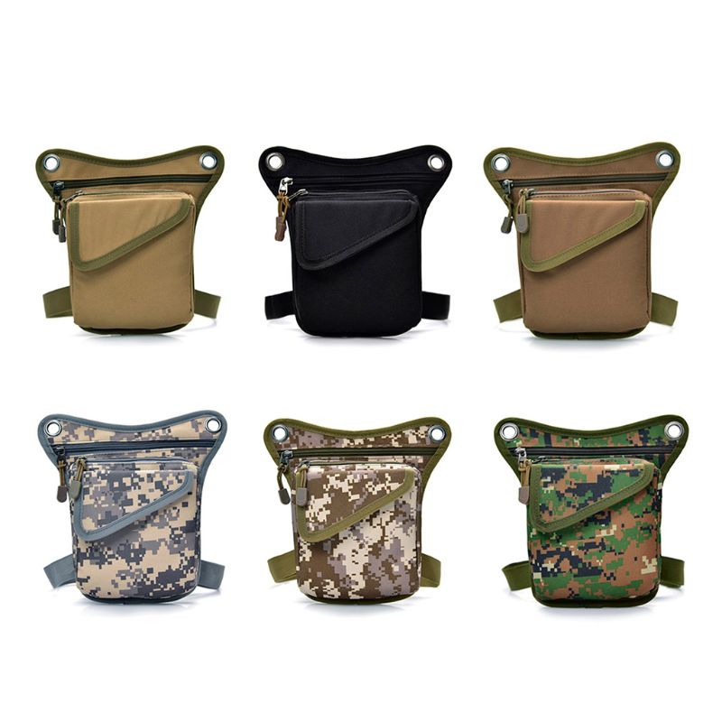 Bolsa cartuchera de nailon para motocicleta, riñonera cinturón