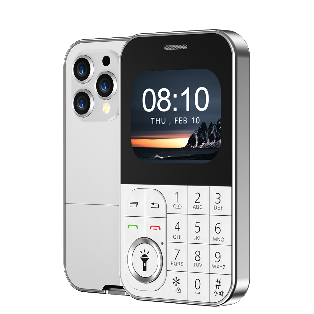 SERVO V9 kleine kaart mobiele telefoon Dual SIM stand-by zaklamp Magic Voice Speed Dial Retro camera Kleurrijke draagbare functie telefoon: Rood