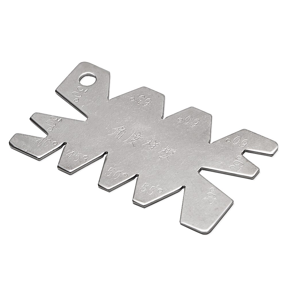 NICEYARD Stainless Steel Screw thread Cutting angle gage Gauge Angle Arc Model Angles Measure Tool