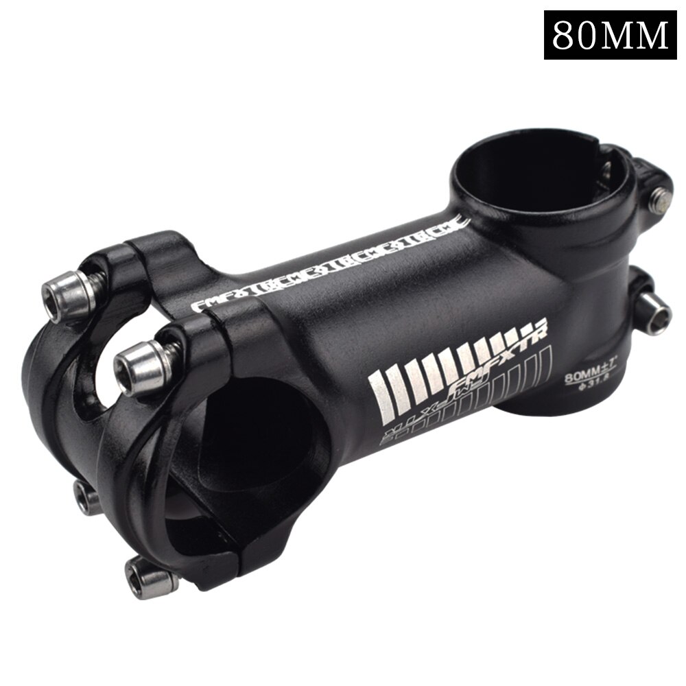 MTB Bike Stem 31.8mm*50 60 70 80 90 100 110 120mm 7 Degree Bicycle Stem XC AM Mountain Road Bike handlebar Stem Bicycle Parts: 80mm