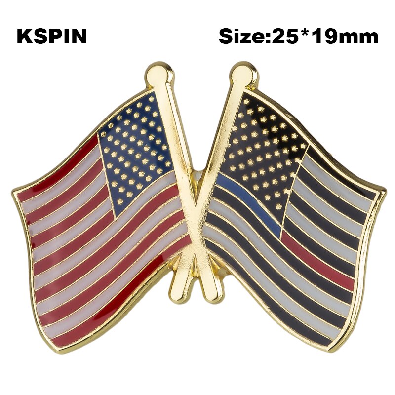 Usa Vlag Badge Vriendschap Land Vlag Badge Vlag Broche Nationale Vlag Revers Pin Internationale Reizen Pins Collecties: XY0665