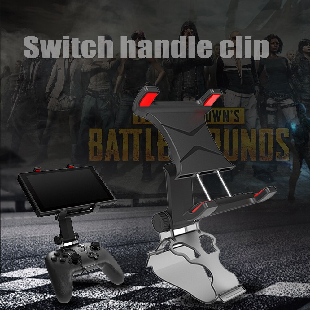 Durable Game Bracket Handle Clip Clamp Fit Adjustable Controller Clip Mount Holder Games Accessories for Nintend Switch Pro