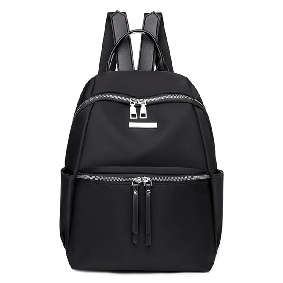 Moda feminina mochilas bolsa de alta qualidade anti-roubo escola saco de livro para meninas feminino viagem bagpack senhoras mochila: Black-29