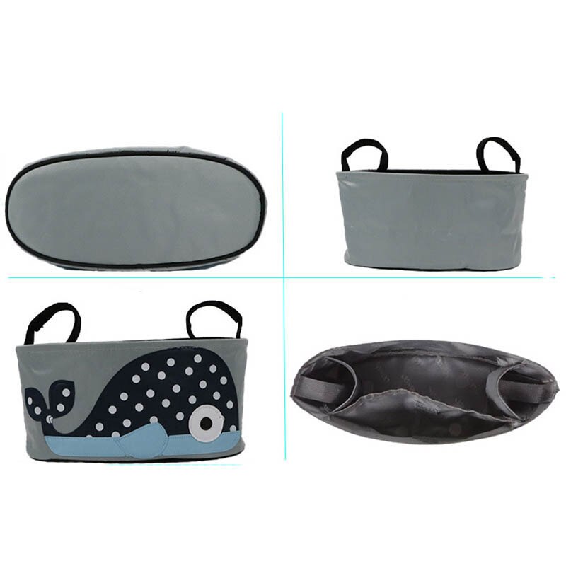 Baby Stroller Organizer Bag Baby Stroller Accessories Hook Baby Carriage Waterproof Bag Travel Nappy