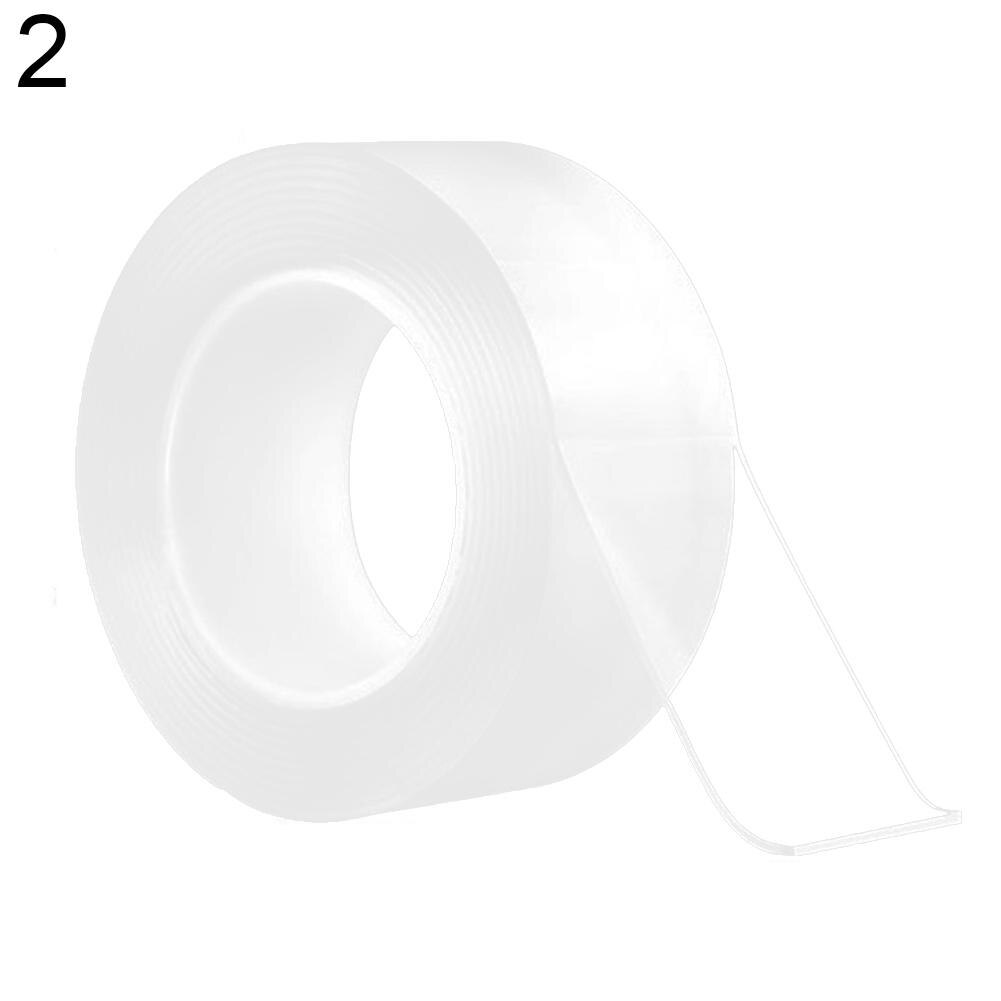 SALES! 2mm Multiuse Transparent Thick Washable Double-sided Adhesive Tape: 25mm 1m 2mm