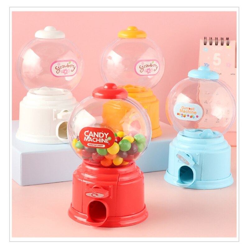 Kidâs Candy Machine Interactieve Montessori Coin Bank Stimulatie Snoep Bank Early Learning Kauwgomballen Dispenser A2UB