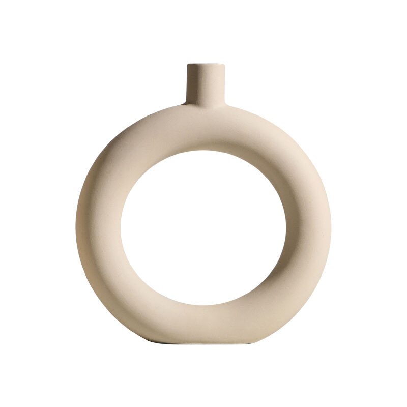 Bloemstuk Desktop Nordic Stijl Licht Luxe Kleine Keramische Vazen Decoratie Ornamenten Home Decoratie Accessoires