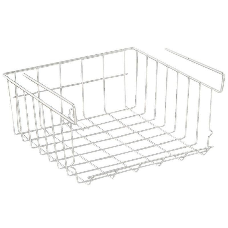 Hengende Oppbevaringskurv - under Skap Kurv - Garderobe Organizer - Skrivebord Hylle: Grønn bronse
