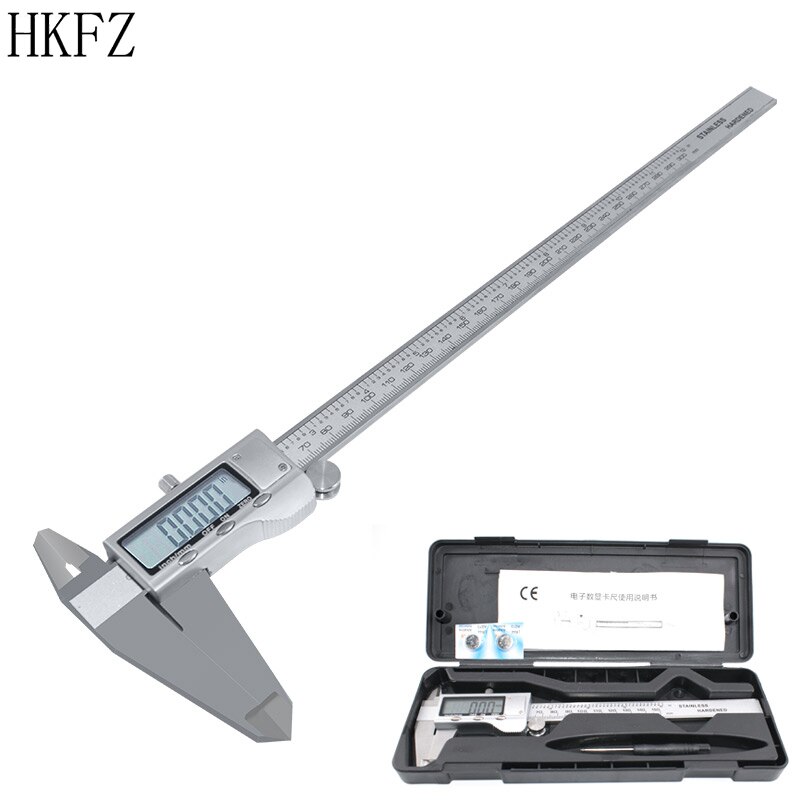 HKFZ Accuracy 6-Inch 150mm Digital Calipers Stainless Steel Electronic Vernier Caliper Metal Measuring Tool