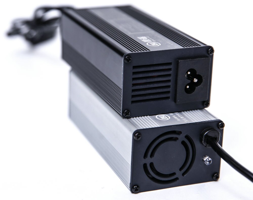 aluminum shell battery charger power adapter with indicator for lead acid battery of electric scooter bike DC 48V 20ah/12ah