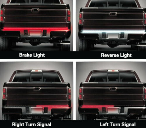 60" Sealed SUV LED Function Rear Tailgate Brake Light Bar Strip Truck SUV Glow