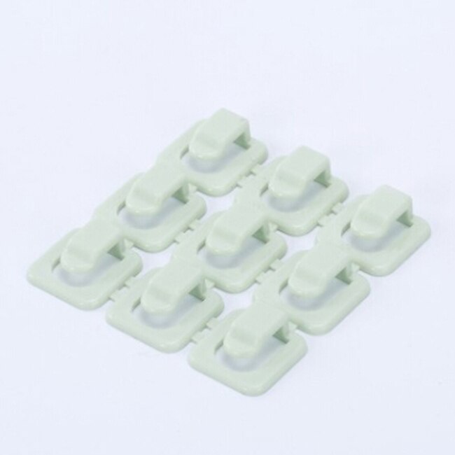 18 Pcs/Set Wire Winding Clip Self-adhesion Wire Winding Device Wire Arranging Clip Buckle Type Wire Winding Device Tools: green