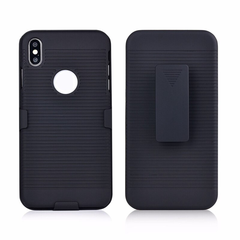 Funda trasera 2 en 1 para Iphone 11 Pro Max Combo Defender Sport, con Clip para cinturón, para Iphone X, XS, Max, XR, 6, 7, 8 PLUS