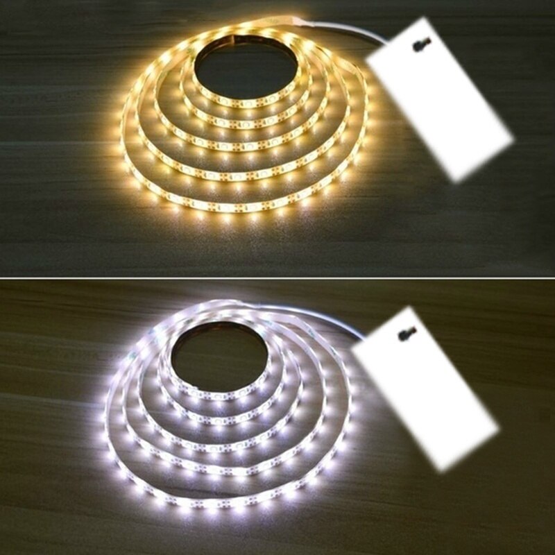 3M Vanity Makeup Mirror Lamp Led Light Strip 5V USB LED Flexible Tape Led Dressing Table mirror Lamp Decor Bathroom Light Strip: Warm White / 1M