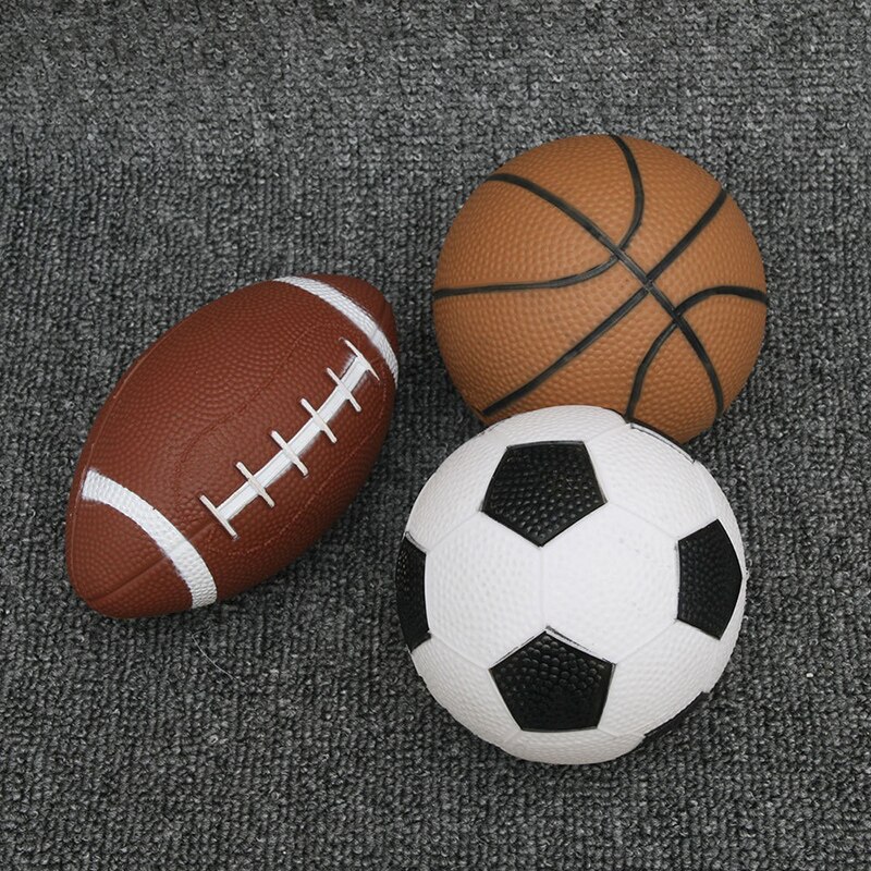 3 stk bold sæt basketball amerikansk fodbold udendørs spil oppusteligt legetøj til baby småbørn børn strand pool bold bade legetøj
