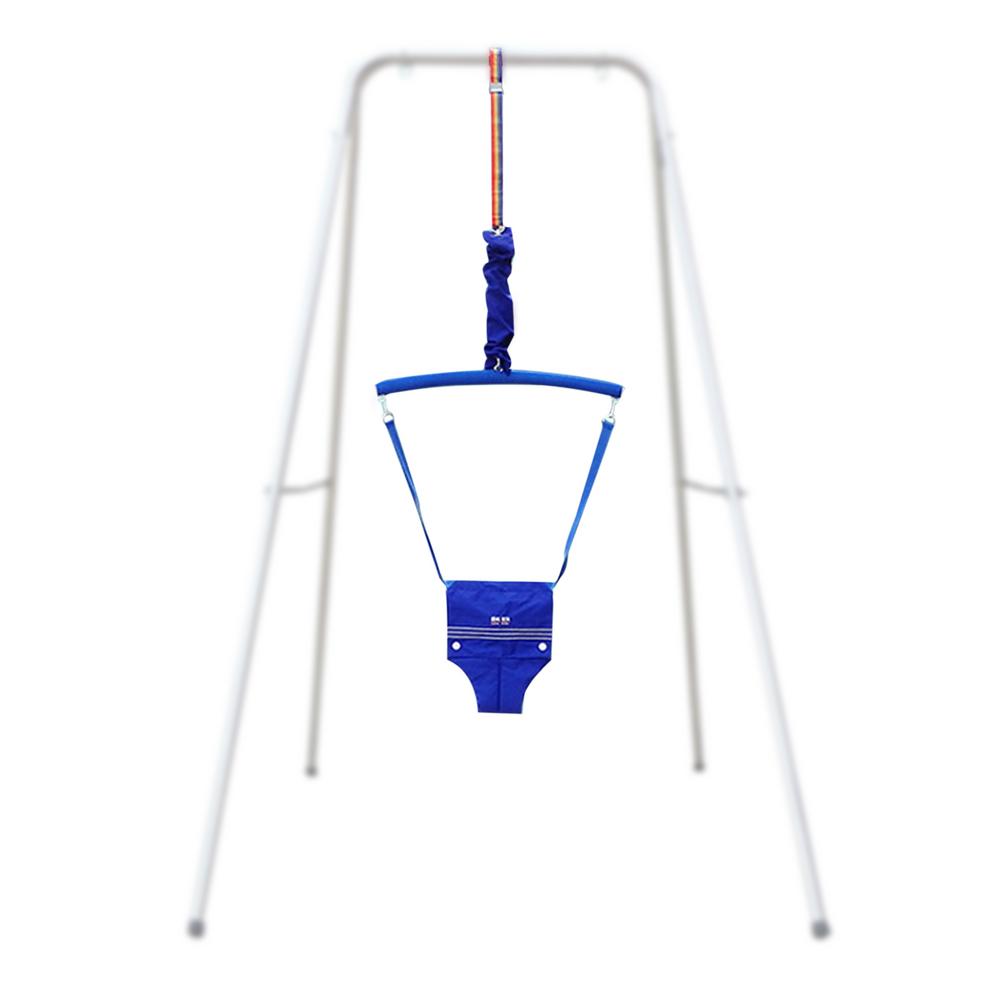 draussen Baby freundlicher Schaukel Kleinkind Stehend Tür Jumper Baby prallen SeatOutdoor Baby Schaukel Mit Sattel Sitz Baby Schaukel Hängematte Sitze: Blau